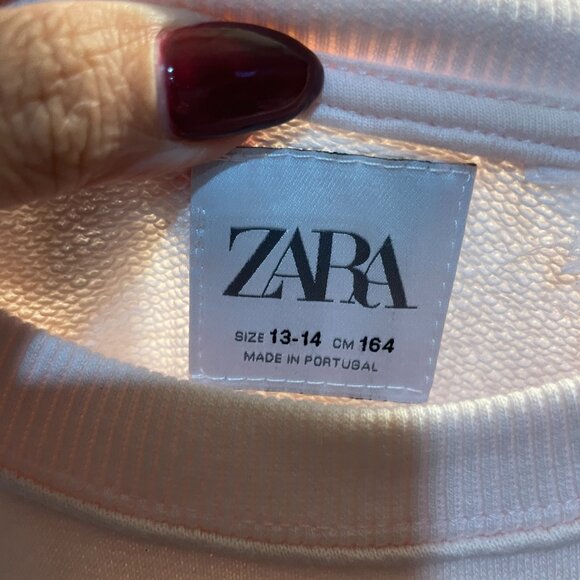 🌸 Adorable ZARA Girls Sweatshirt – Size 13-14 🌸 - Picture 6 of 6
